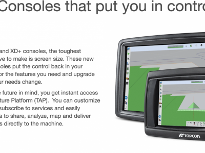 Topcon XD Plus displays