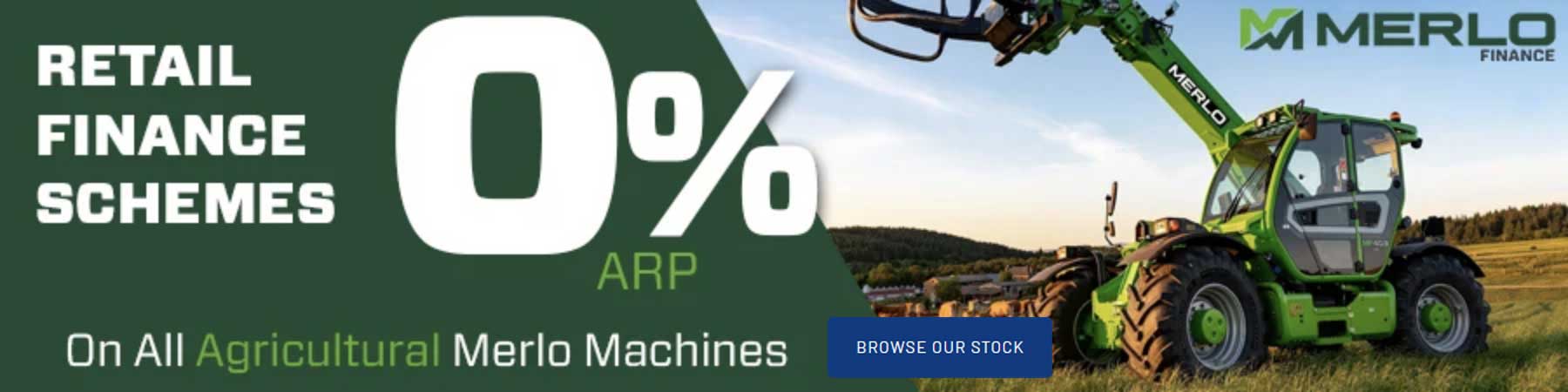 0% APR Retail Finance on All Agricultural Merlo Machines